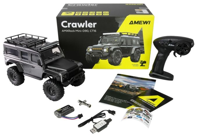 RC Crawler Mini-D90 AMXRock grau-22726 