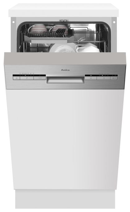45 cm Geschirrspüler teilintegriert (ohne Front) Leise 10 Maßgedecke aquaStop Funktion EGSP560911E 