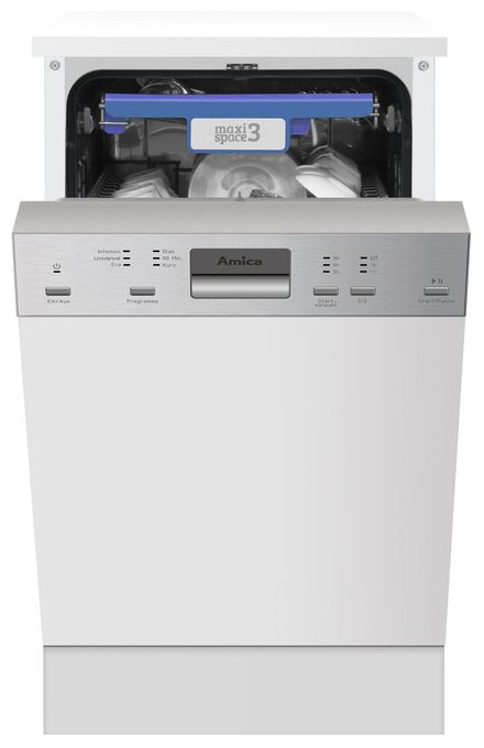 45 cm Geschirrspüler teilintegriert (ohne Front) Leise 10 Maßgedecke aquaStop Funktion EGSP561000E 