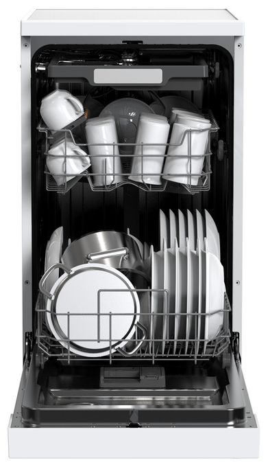 45 cm Geschirrspüler freistehend leise 11 Maßgedecke aquaStop Funktion Mini Active (Weiß) GSP 531 470 W 