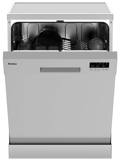 60 cm Geschirrspüler freistehend leise 13 Maßgedecke aquaStop Funktion Mini Active (Silber) GSP 543 460 SI 