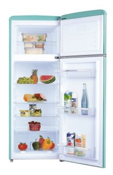 162 l / 44 l Kühl-Gefrierkombi freistehend 180 kWh Jahr  KGC15632T (Blau) 