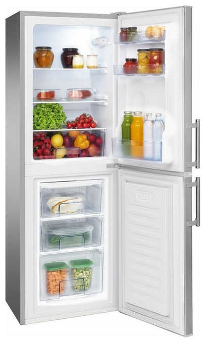93 l / 45 l Kühl-Gefrierkombi freistehend 94 kWh Jahr  KGC384111E (Edelstahl) 