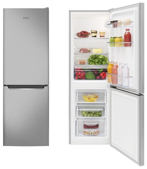 109 l / 24 l Kühl-Gefrierkombi freistehend 121 kWh Jahr  KGCL384159E (Edelstahl) 