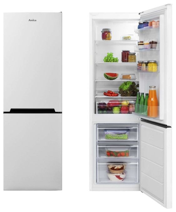 183 l / 84 l Kühl-Gefrierkombi freistehend 222 kWh Jahr  KGCL387115W (Weiß) 