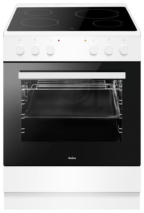 Elektro normal 9 Beheizungsarten mit Glaskeramik Kochfeld SHC913011W 