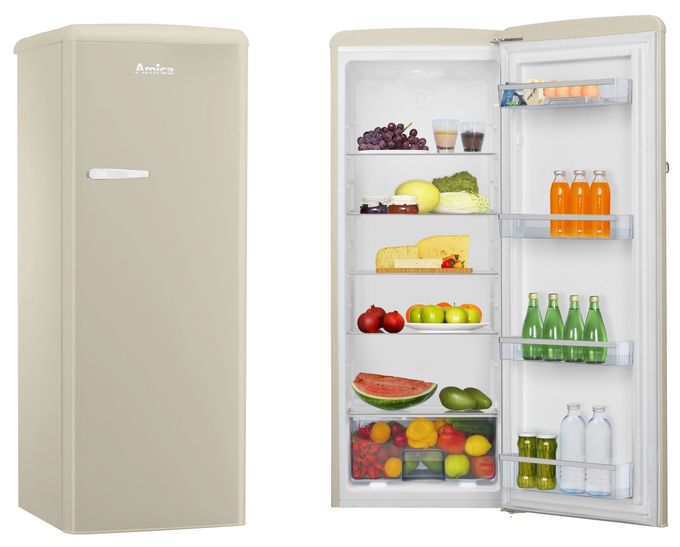 229 l Kühlschrank freistehend EEK: E 102 kWh Jahr  VKSR354155B (Beige) 