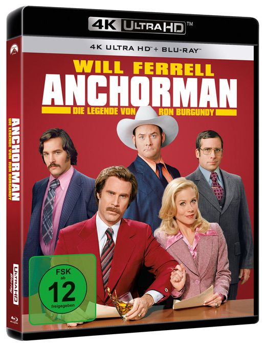 Anchorman - Die Legende von Ron Burgundy (4K Ultra HD BLU-RAY + BLU-RAY) 