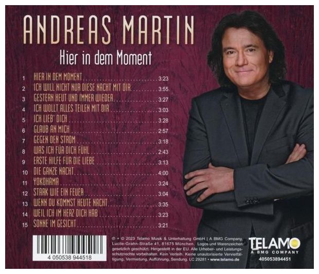 Andreas Martin - Hier in dem Moment 