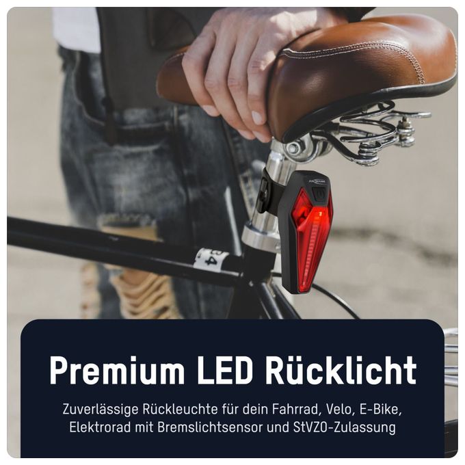 Heckbeleuchtung 1600-0553 Fahrradrücklicht LED 