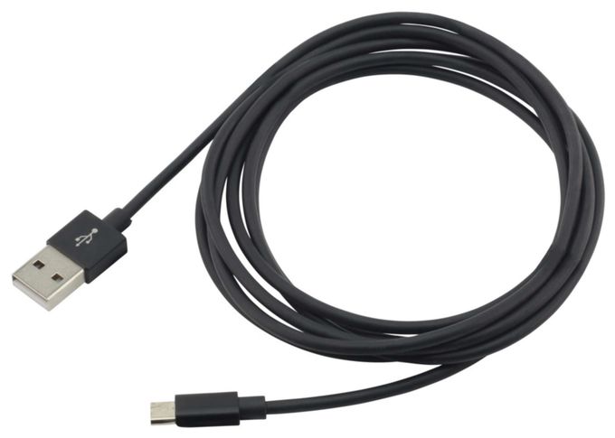 0,48 Gbit/s Stecker USB A auf Micro-USB B 0,2 m  1700-0077 (Schwarz) 