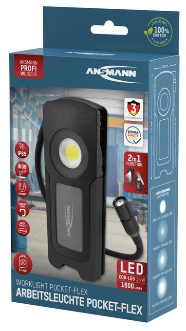 Arbeitsleuchte WL1500R Pocket Flex 