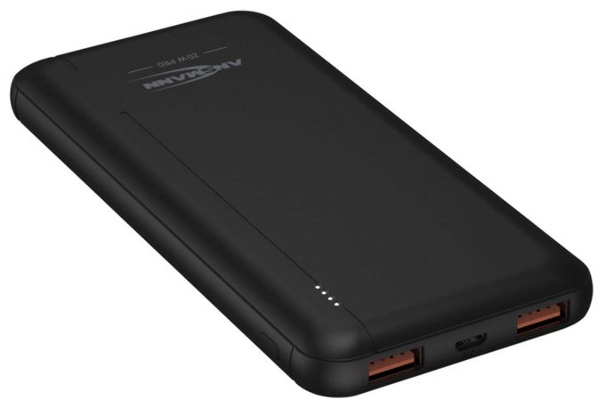 10000 mAh Powerbank Micro-USB + USB Type-C  PB320PD (Schwarz) 