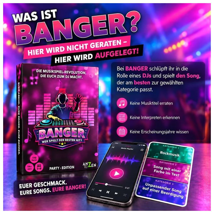 bis zu 8 Spielern ab 14 Jahr(e) Banger 