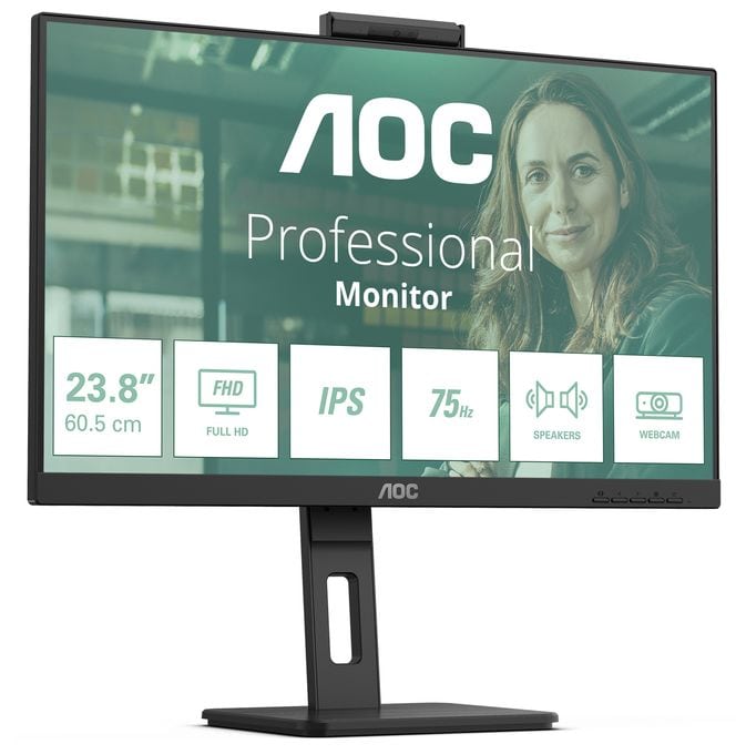 Full HD Monitor 60,5 cm (23.8 Zoll) 16:9 4 ms 300 cd/m²  24P3QW (Schwarz) 