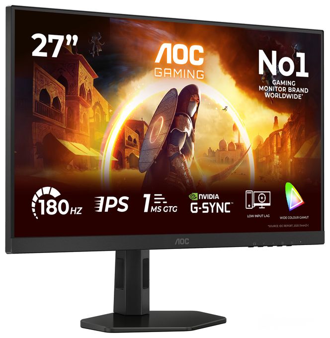 Full HD Monitor 68,6 cm (27 Zoll) 16:9 1 ms 300 cd/m²  27G4X (Schwarz, Grau) 