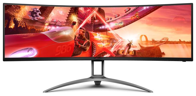 Quad HD Monitor 124 cm (48.5 Zoll) 32:9 4 ms 400 cd/m²  AG493UCX2 (Schwarz) 