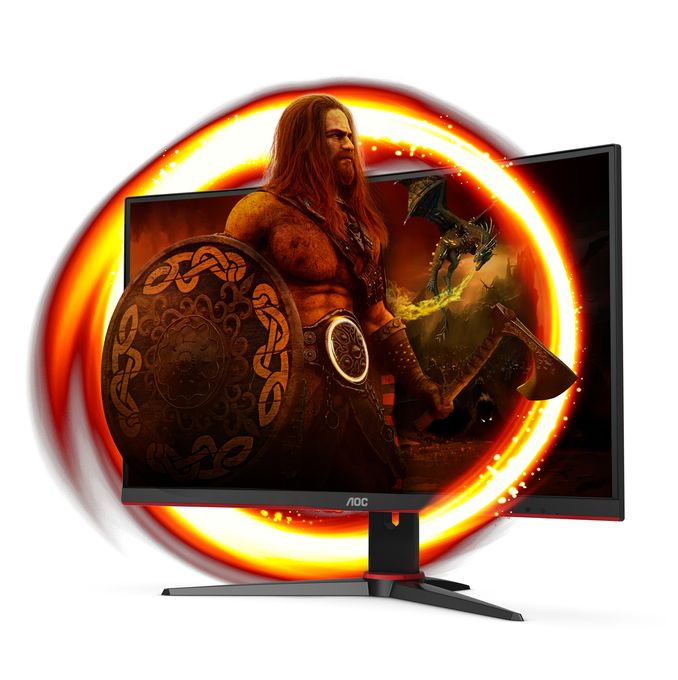Full HD Monitor 59,9 cm (23.6 Zoll) 16:9 4 ms 250 cd/m²  C24G2AE/BK (Schwarz, Rot) 