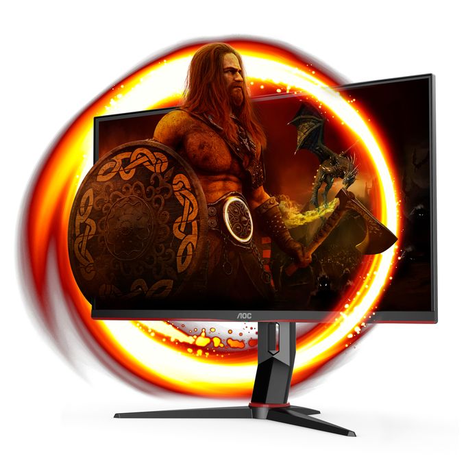 4K Ultra HD Monitor 71,1 cm (28 Zoll) 16:9 1 ms 370 cd/m²  U28G2XU2/BK (Schwarz, Rot) 