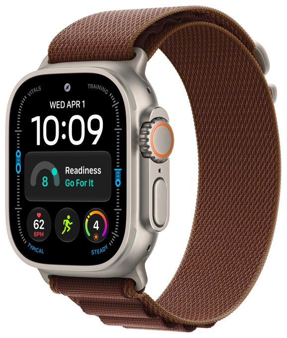 49 mm Alpine Loop Burgunder – Medium – Titan Natur 