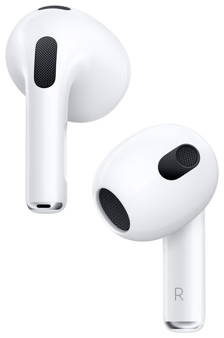 In-Ear Bluetooth Kopfhörer kabellos 6 h Laufzeit IPX4  AirPods (3.Gen) (Weiß) 