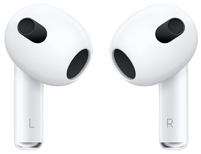 In-Ear Bluetooth Kopfhörer kabellos 6 h Laufzeit IPX4  AirPods (3.Gen) (Weiß) 
