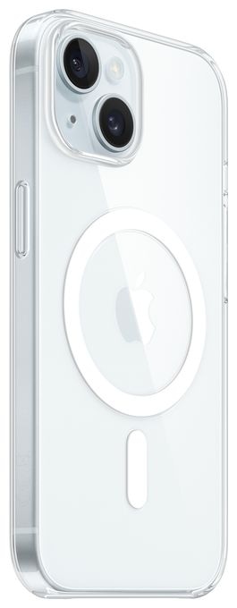 Cover für Apple iPhone 15  Clear Case mit MagSafe (Transparent) 