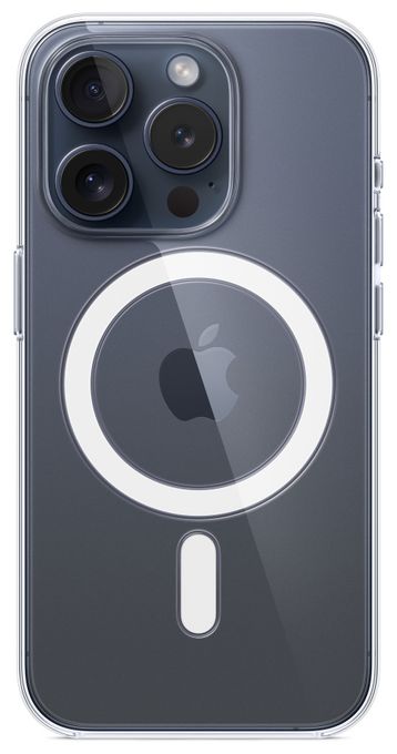 Cover für Apple iPhone 15 Pro  Clear Case mit MagSafe (Transparent) 
