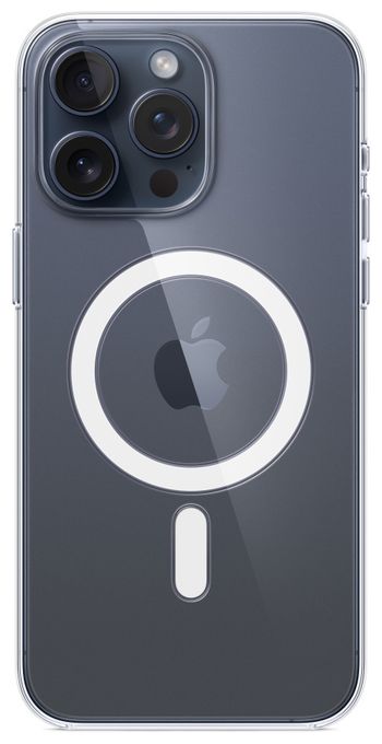 Cover für Apple iPhone 15 Pro Max  Clear Case mit MagSafe (Transparent) 