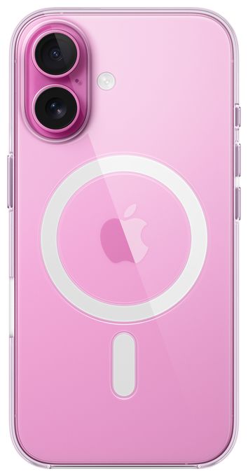 Cover für Apple iPhone 16  Clear Case mit MagSafe (Transparent) 