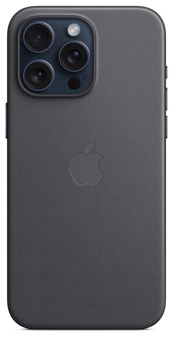 Cover für Apple iPhone 15 Pro Max  Feingewebe Case mit MagSafe (Grau) 
