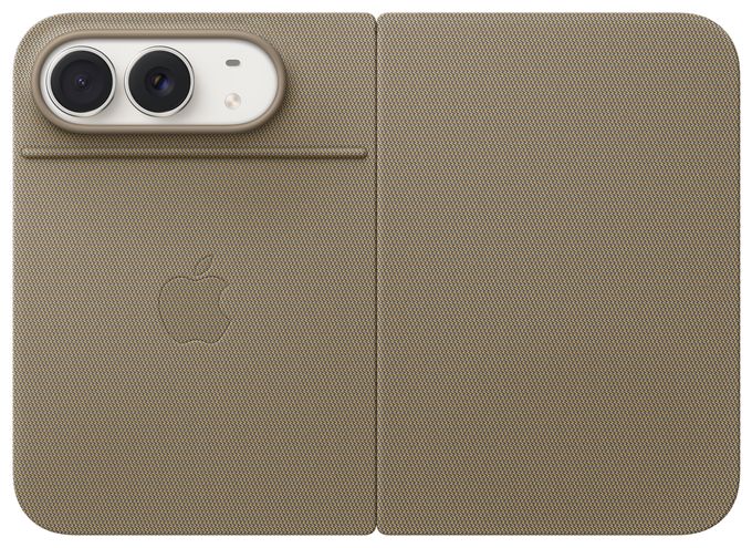 Folio für Apple iPhone Duo  Folio mit Standfuß (Graubraun) 