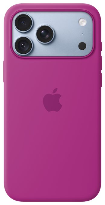 iPhone 18 Pro Max Silikon Case mit MagSafe - Magenta 