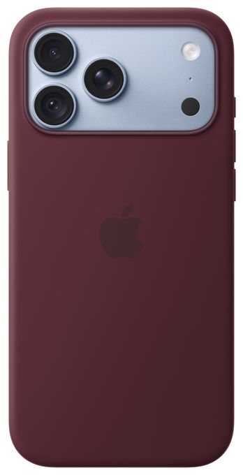 iPhone 18 Pro Max Silikon Case mit MagSafe - Burgunder 
