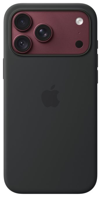 iPhone 18 Pro Max Silikon Case mit MagSafe - Schwarz 