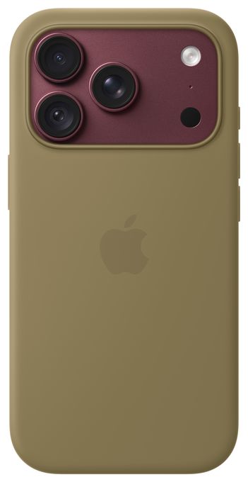 iPhone 18 Pro Silikon Case mit MagSafe - Oliv 