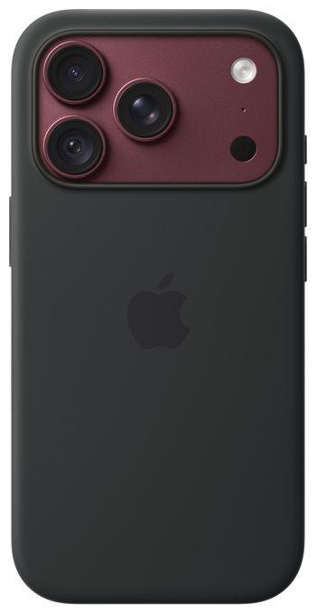 iPhone 18 Pro Silikon Case mit MagSafe - Schwarz 