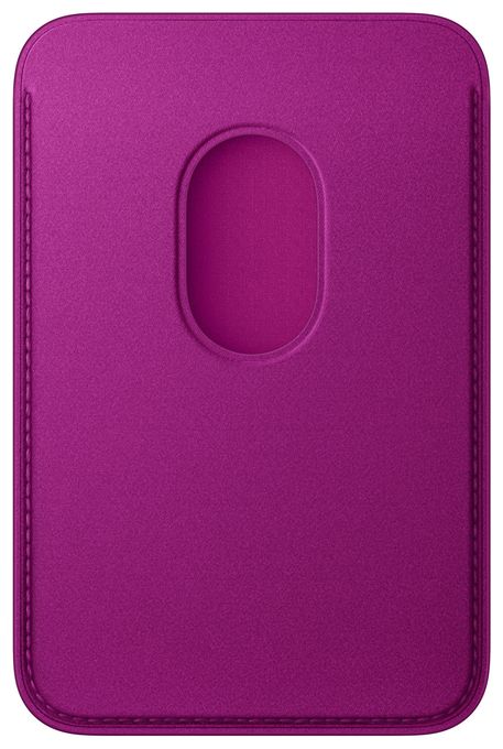 iPhone Feingewebe Wallet mit MagSafe – Magenta 