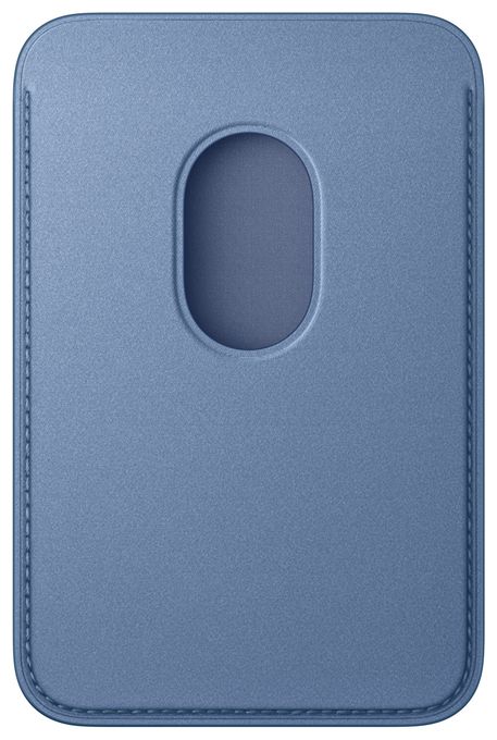 iPhone Feingewebe Wallet mit MagSafe – Hyazinthenblau 
