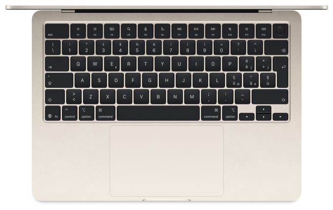 Notebook 34,5 cm (13.6 Zoll) 2560 x 1664 Pixel 512 GB SSD macOS Sequoia Apple M  MacBook Air (Beige) 
