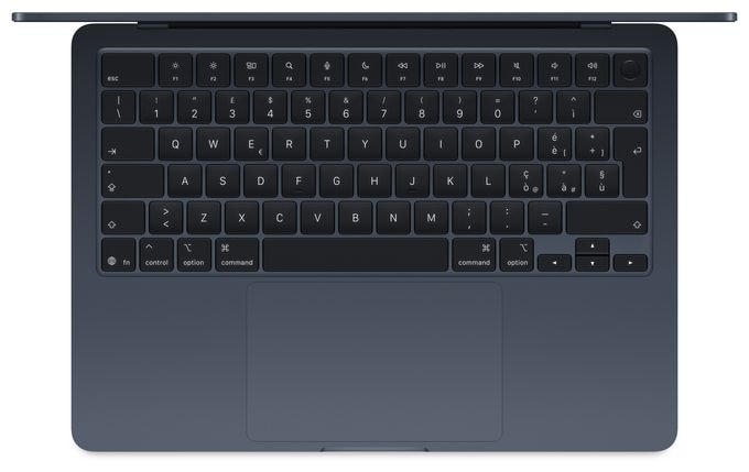 Notebook 34,5 cm (13.6 Zoll) 2560 x 1664 Pixel 512 GB SSD macOS Sequoia Apple M  MacBook Air (Navy) 