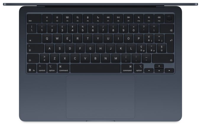 Notebook 34,5 cm (13.6 Zoll) 2560 x 1664 Pixel 512 GB SSD macOS Tahoe Apple M  MacBook Air (2026) (Navy) 