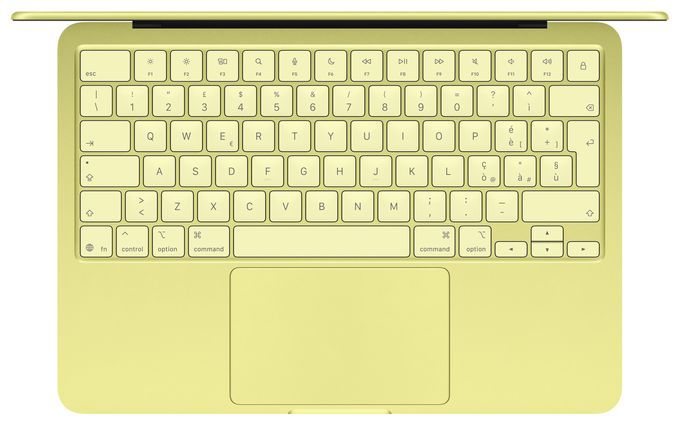 Notebook 33 cm (13 Zoll) 2408 x 1506 Pixel 256 GB SSD macOS Tahoe Apple A  MacBook Neo (Limette) 