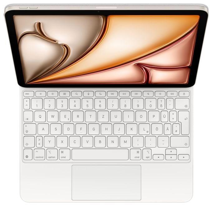 für Apple iPad Air 11-inch (M3) iPad Air 11-inch (M2) iPad Air (5th generation) iPad Air (4th generation) bis 27,9 cm (11")  Magic Keyboard (Weiß) 