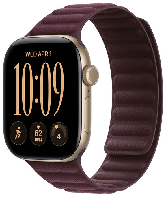 Armband S/M Watch 42 mm  Magnetverschluss (Burgund) 