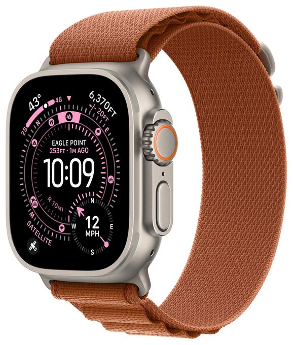 Armband M Apple Watch Models 44mm 45mm 46mm 49mm  MFTC4ZM/A (Braun) 