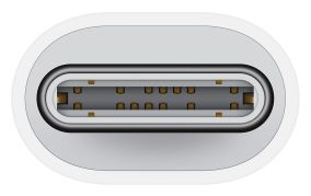 Stecker USB Typ-C auf Lightning Buchse  MUQX3ZM/A (Weiß) 