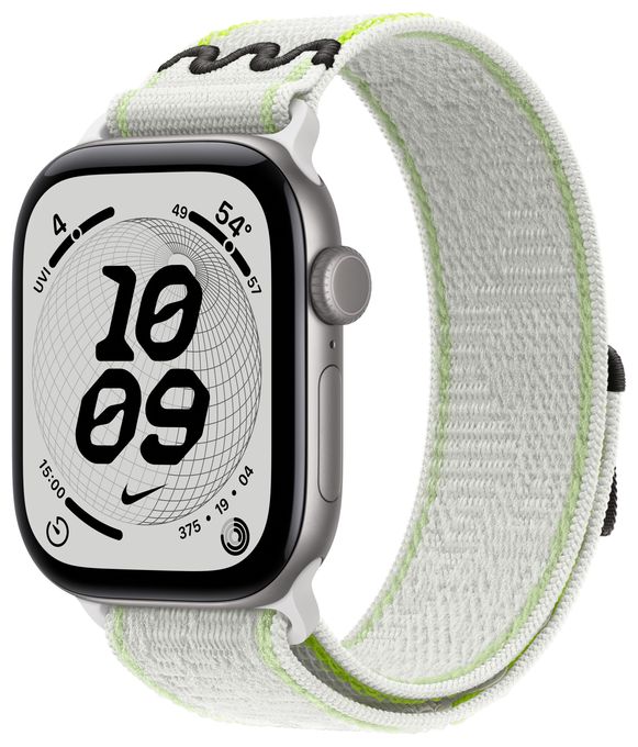 Armband  Watch 38mm / 40mm / 41mm / 42mm  Nike Sport Loop (Weiß) 