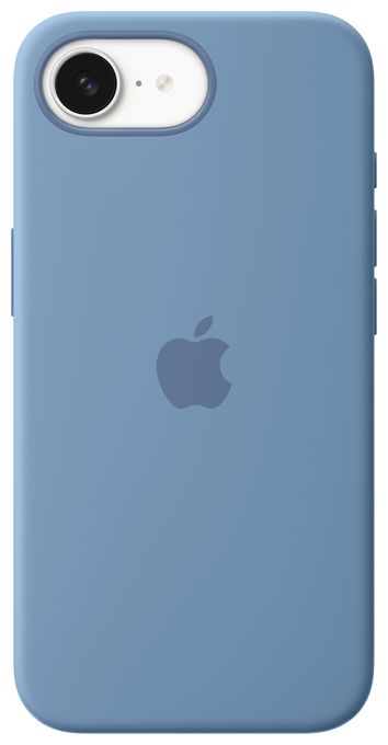 Cover für Apple iPhone 16e  Silikon Case (Blau) 