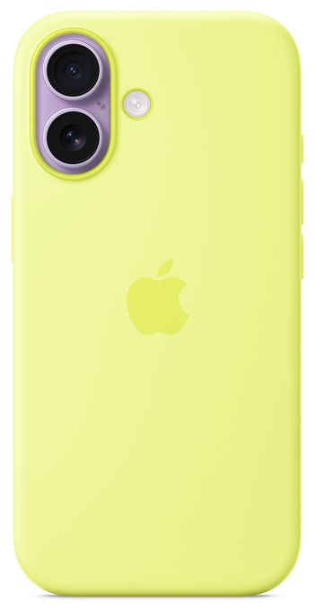 Cover für Apple iPhone 17  Silikon Case mit MagSafe (Gelb) 